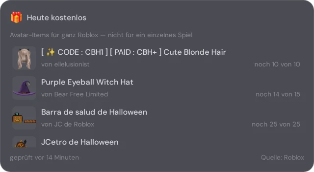 Heute kostenlos — das Widget in NX1
